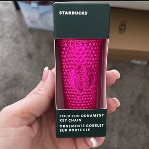 Starbucks Keychain Pink